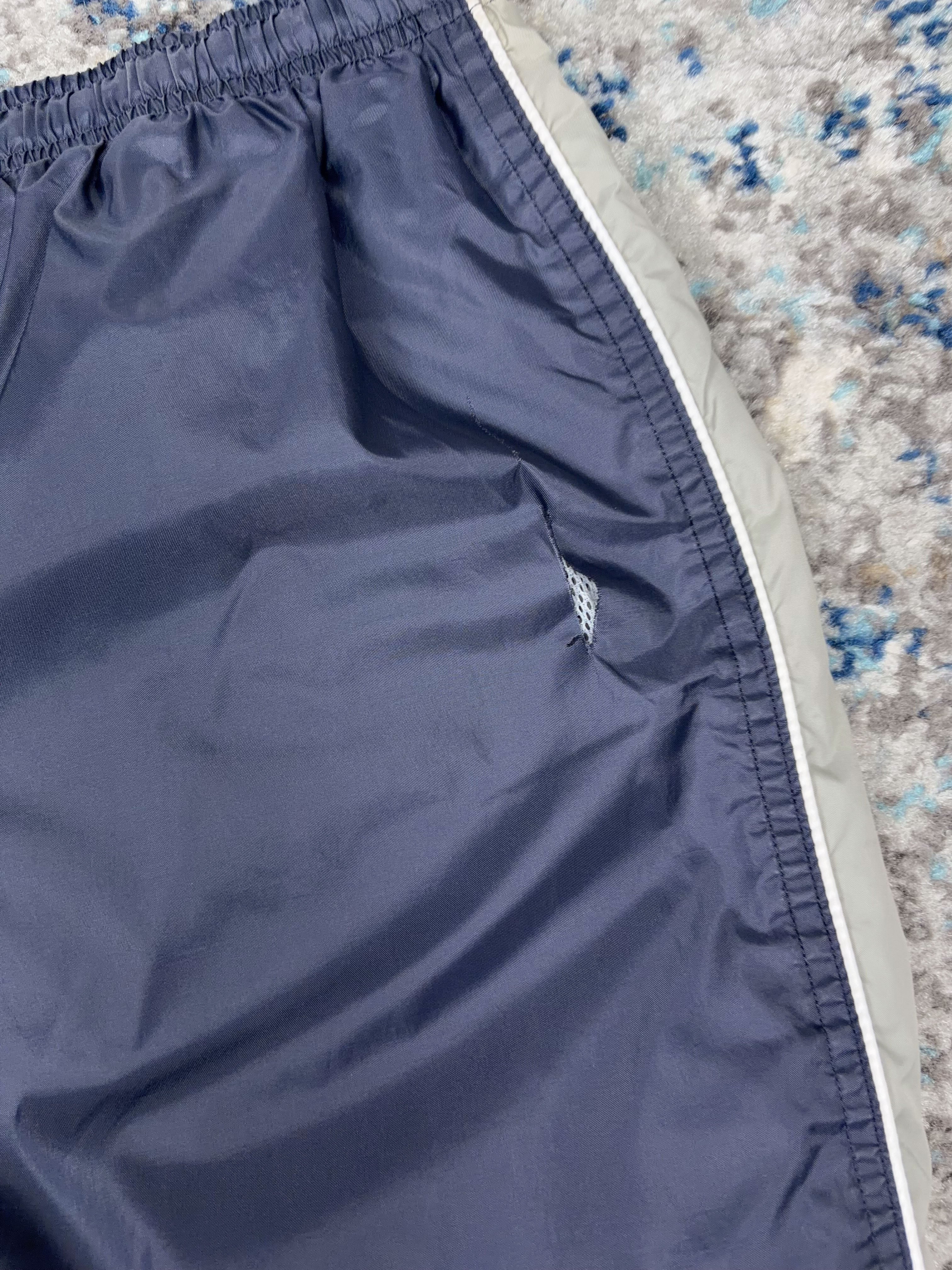 Vintage Nike Embroidered Mini Swoosh Mesh Lined Windbreaker Pants Size 2XL