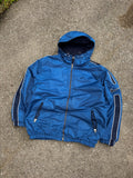 Vintage Nike Embroidered Mini Swoosh Insulated Hooded Bomber Jacket Size Medium