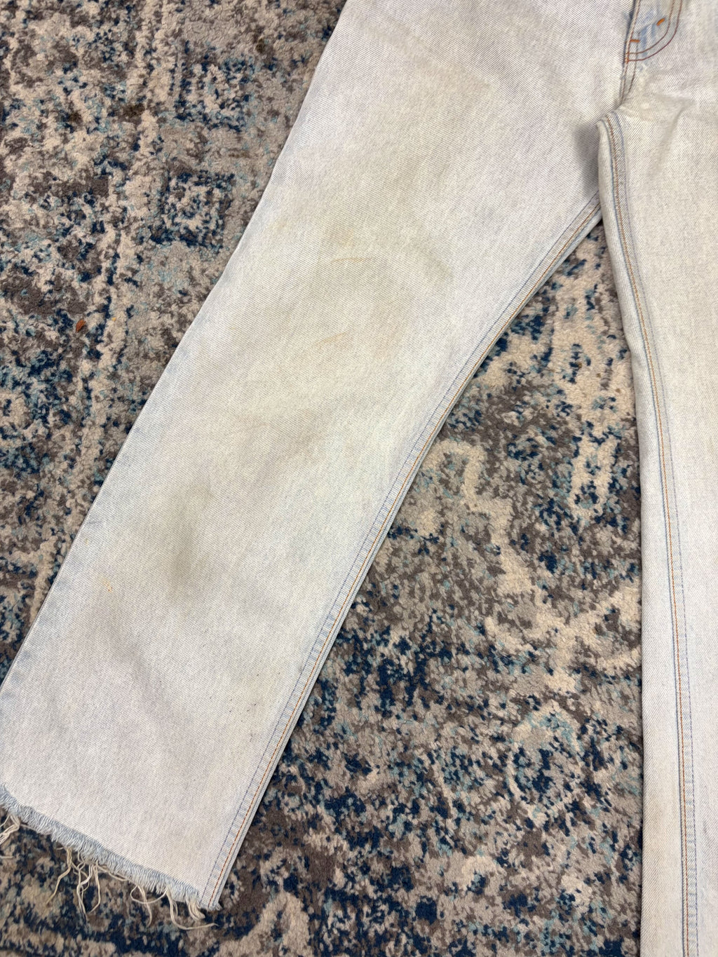 Vintage 90s Levis XX Red Tab Slim Fit Bleach Wash Denim Pants Size 28