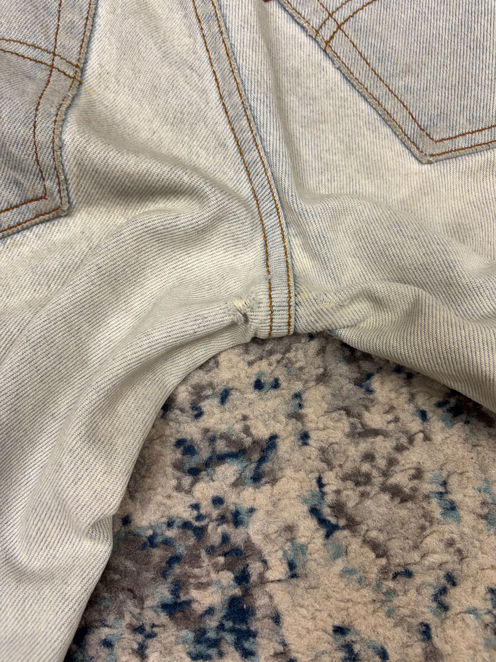 Vintage 90s Levis XX Red Tab Slim Fit Bleach Wash Denim Pants Size 28