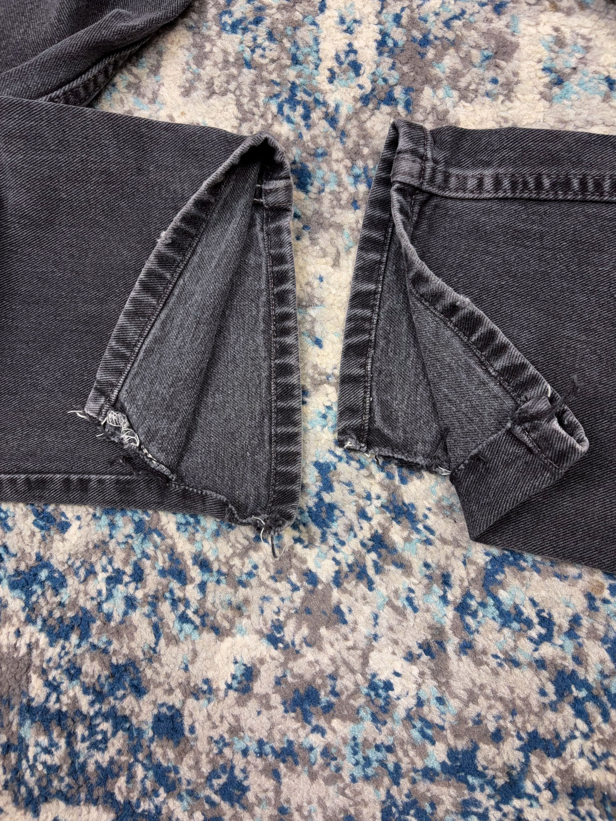 Vintage Levis 550 Red Tab Relaxed Fit Black Wash Denim Pants Size 30