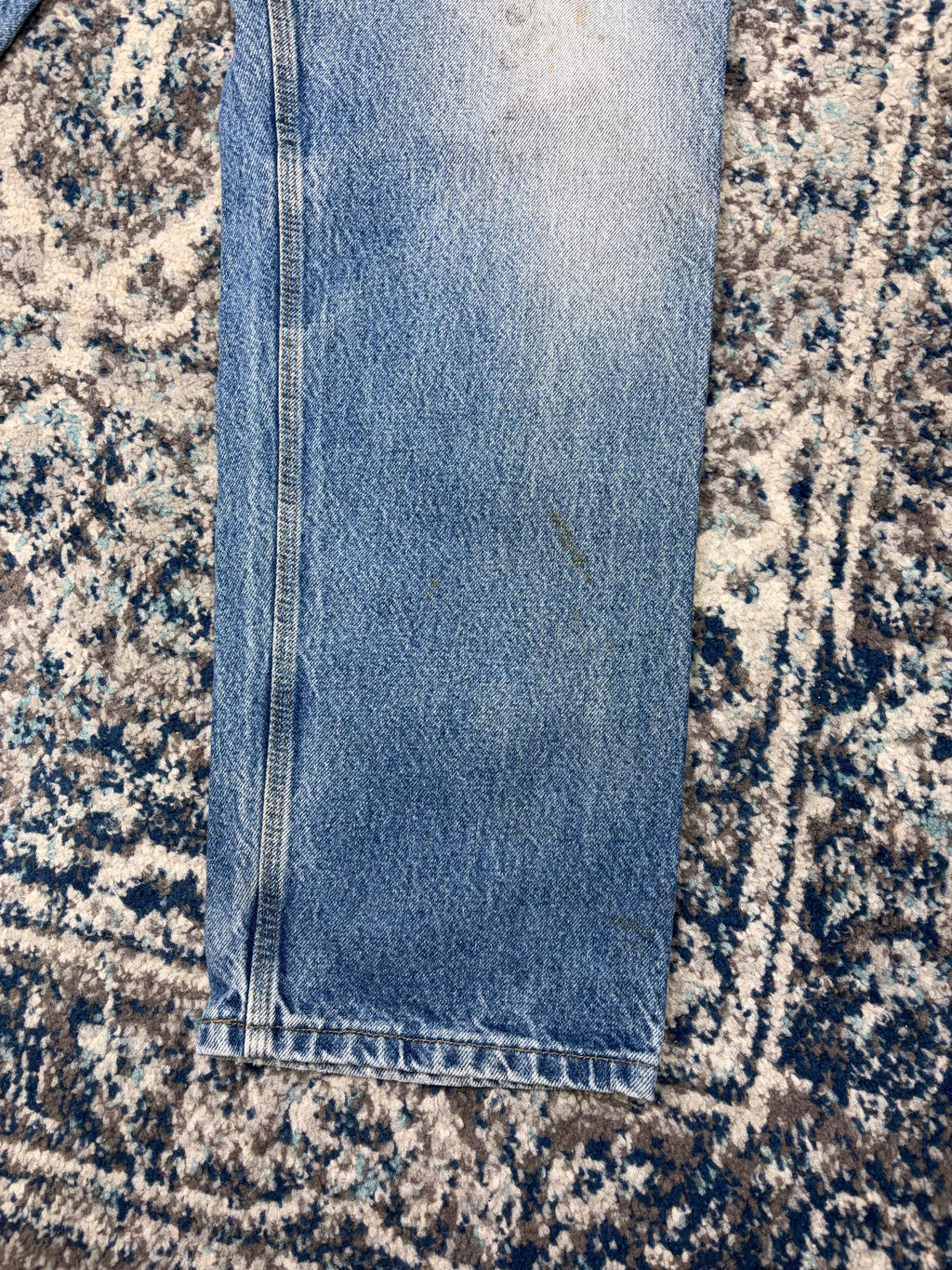 Vintage Carhartt Relaxed Fit Medium Wash Denim Carpenter Pants Size 36