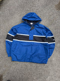 Vintage Nike Embroidered Sleeve Swoosh 1/4 Zip Anorak Windbreaker Jacket Size Medium