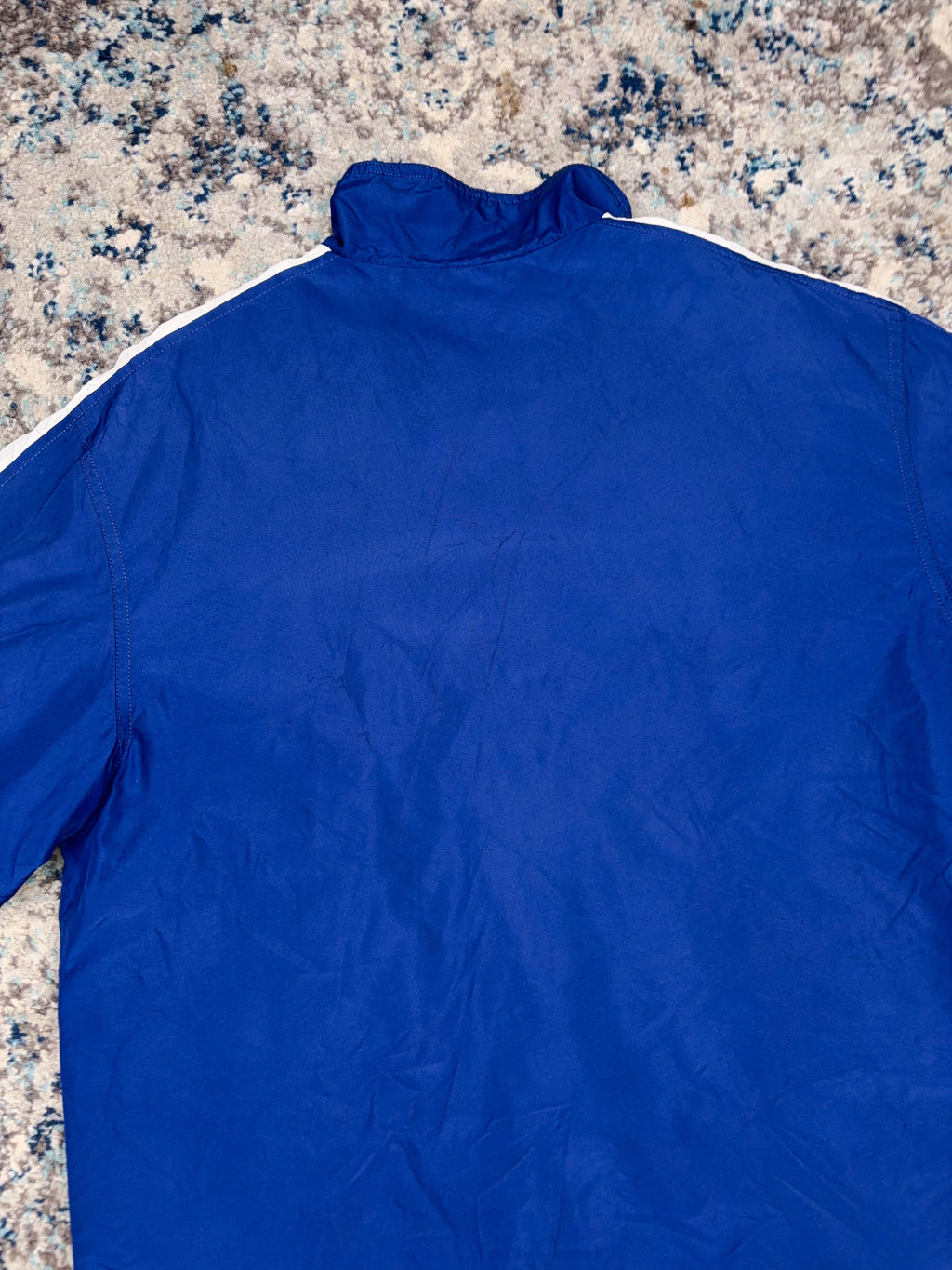 Vintage 90s Nike Quilted Lined Embroidered Mini Swoosh Full Zip Jacket Size Medium