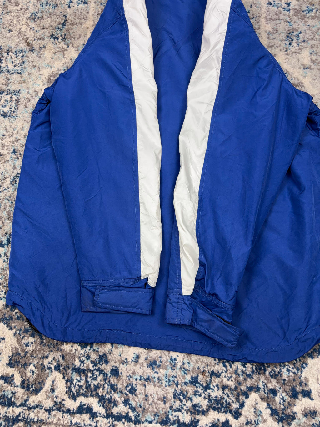 Vintage 90s Nike Quilted Lined Embroidered Mini Swoosh Full Zip Jacket Size Medium