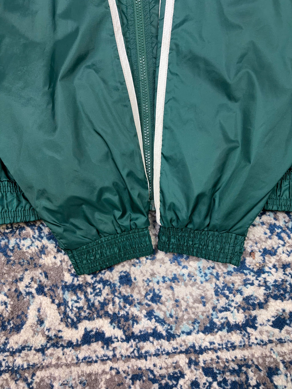 Vintage Adidas Embroidered Logo Mesh Lined Windbreaker Full Zip Jacket Size Large