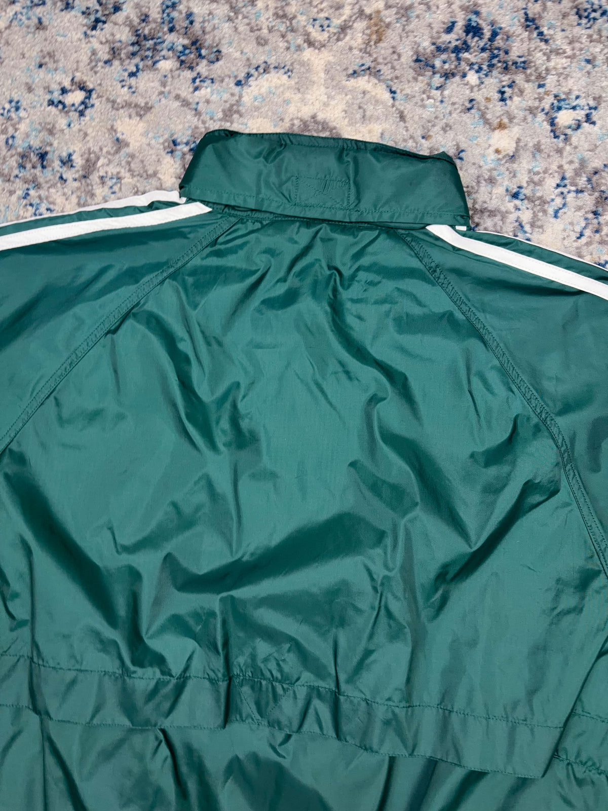 Vintage Adidas Embroidered Logo Mesh Lined Windbreaker Full Zip Jacket Size Large