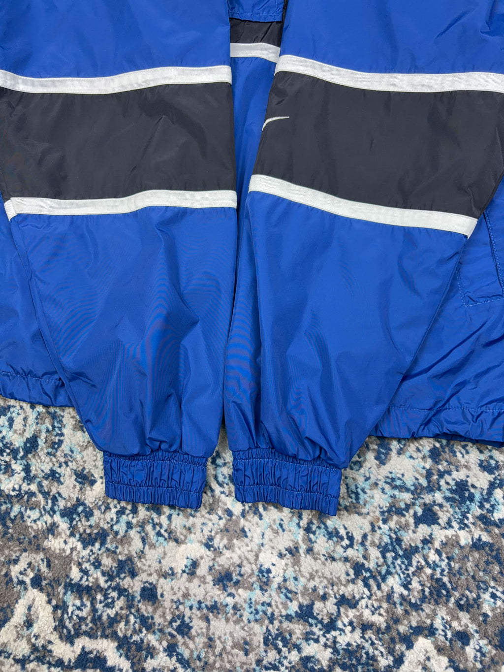 Vintage Nike Embroidered Sleeve Swoosh 1/4 Zip Anorak Windbreaker Jacket Size Medium