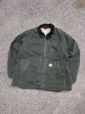 Vintage Womens Carhartt Blanket Lined Canvas Workwear Arctic Jacket Size XL