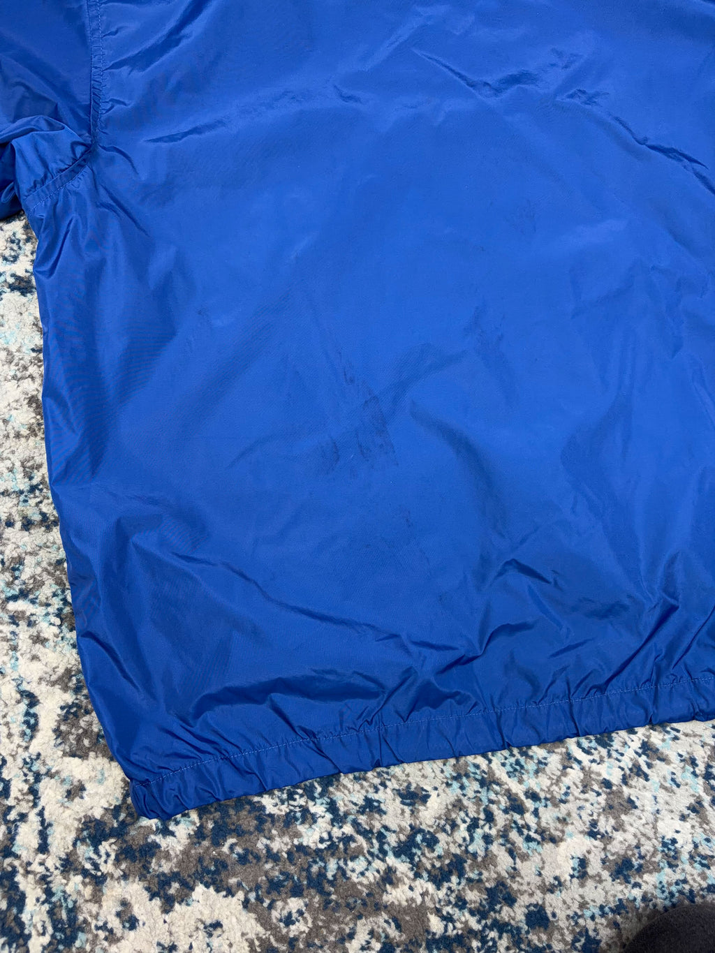 Vintage Nike Embroidered Sleeve Swoosh 1/4 Zip Anorak Windbreaker Jacket Size Medium