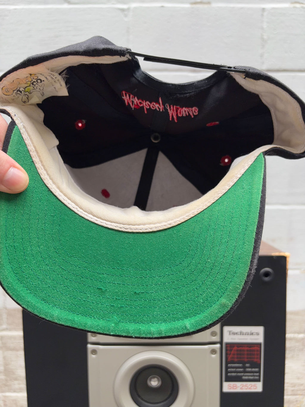 Vintage Mickey Mouse Disney Mascot Embroidered Graphic Snapback Hat OSFA