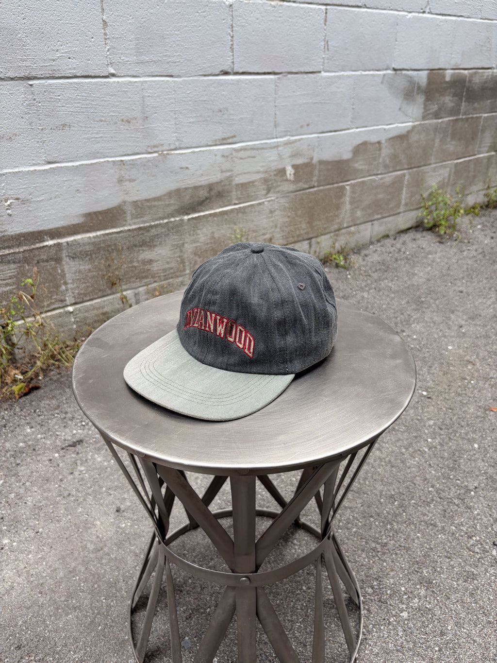 Vintage 90s Indianwood Golf Embroidered Arc Spellout Strapback Hat OSFA