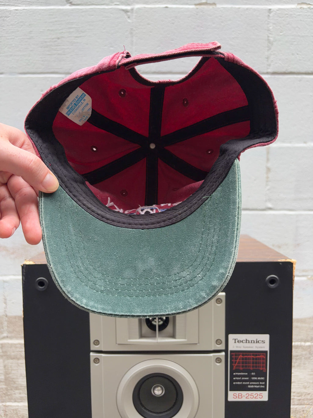 Vintage Kentucky Embroidered Spellout Destination Strapback Hat OSFA