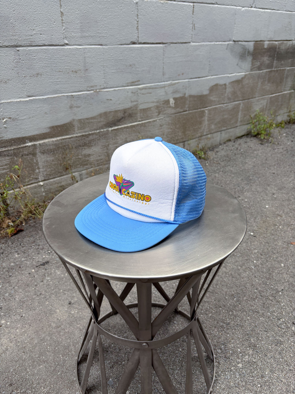 Vintage 90s Copa Casino Mississippi Destination Trucker Snapback Hat OSFA