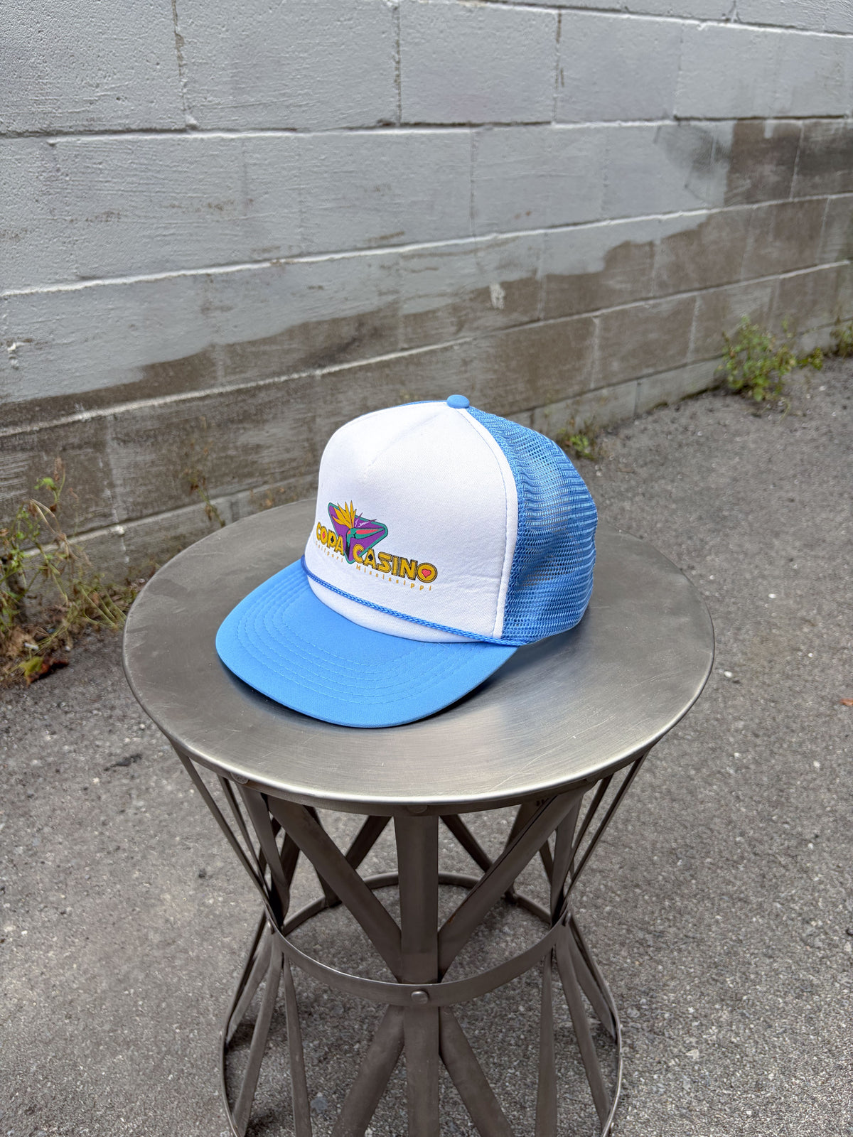 Vintage 90s Copa Casino Mississippi Destination Trucker Snapback Hat OSFA