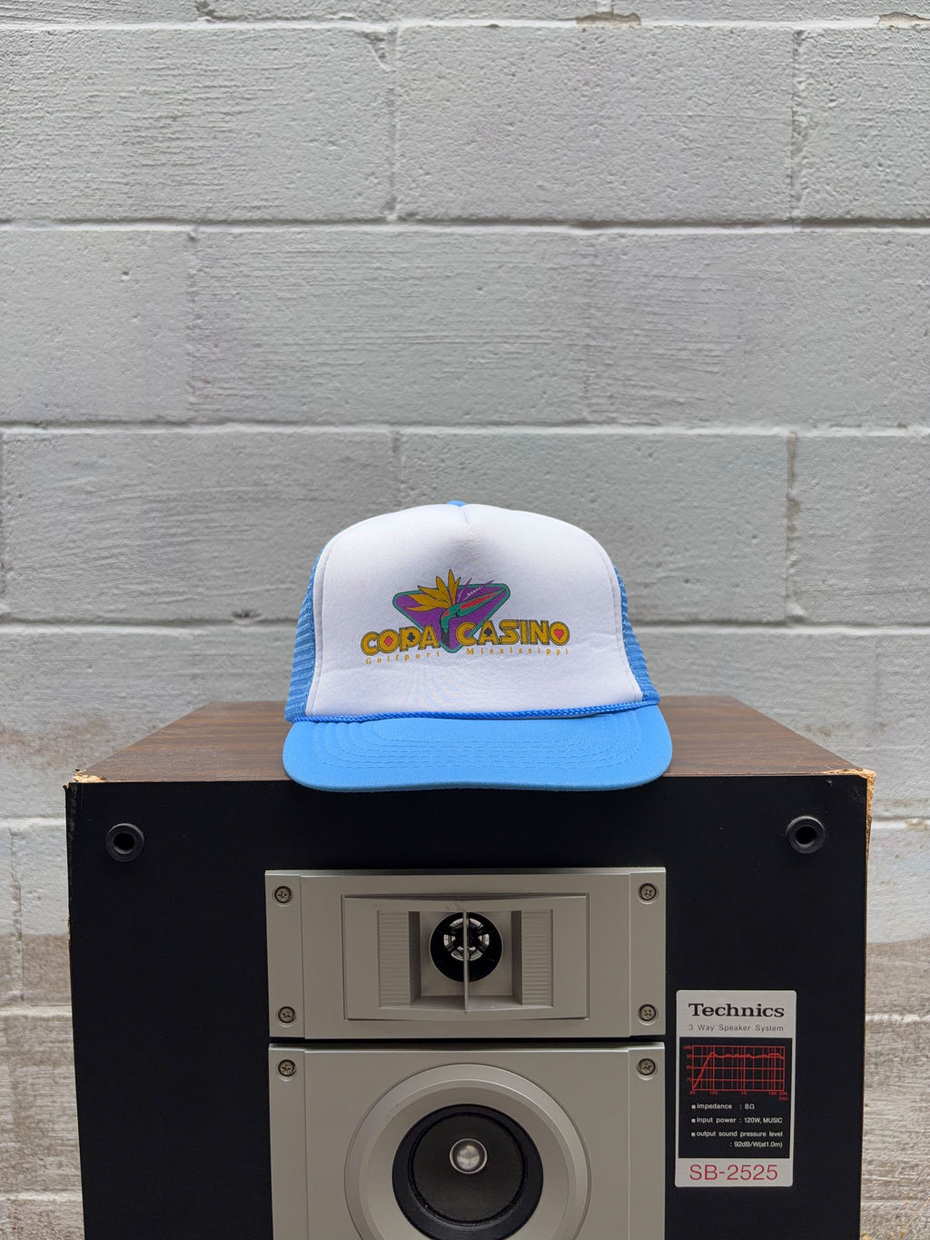 Vintage 90s Copa Casino Mississippi Destination Trucker Snapback Hat OSFA