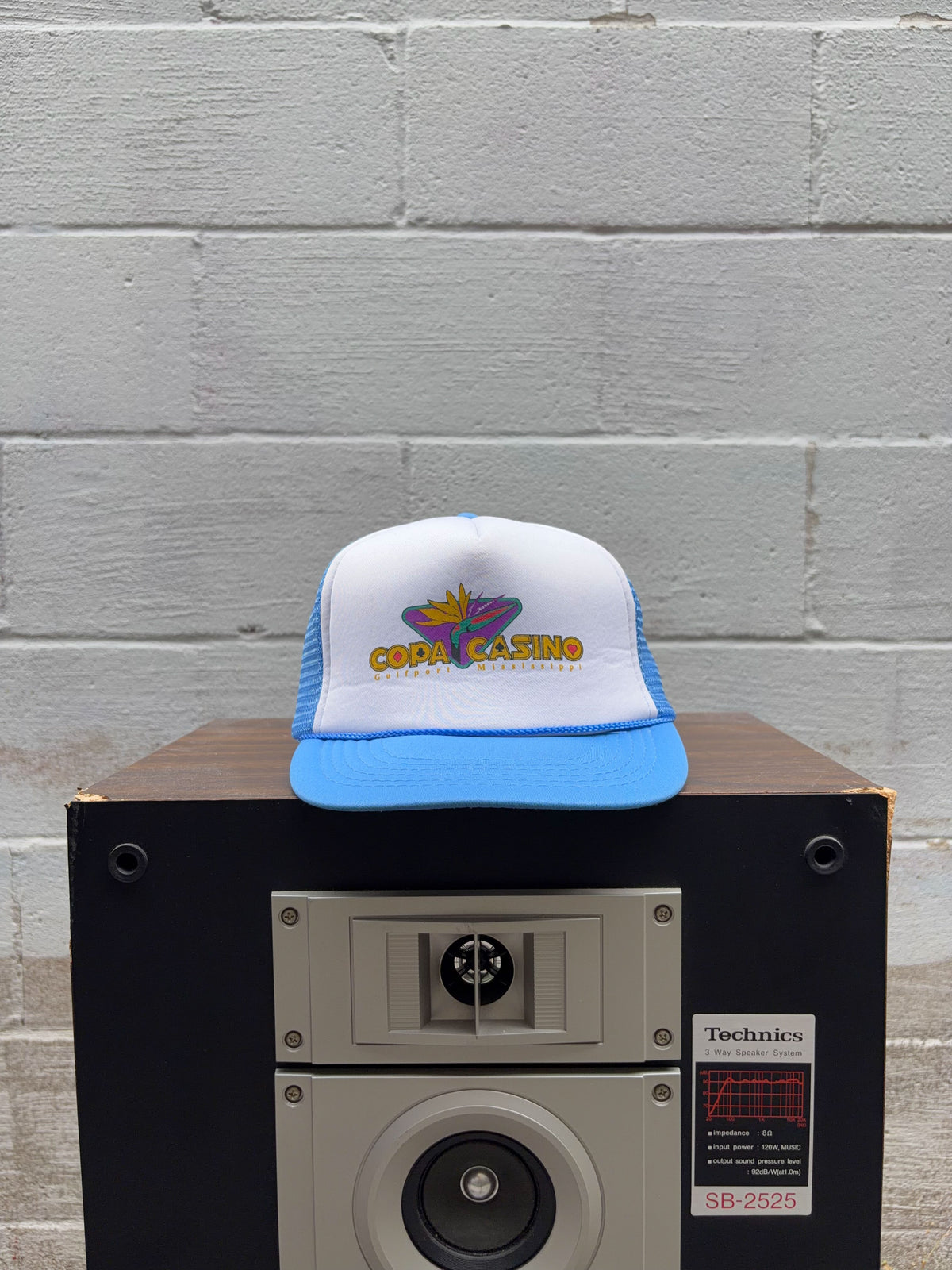 Vintage 90s Copa Casino Mississippi Destination Trucker Snapback Hat OSFA