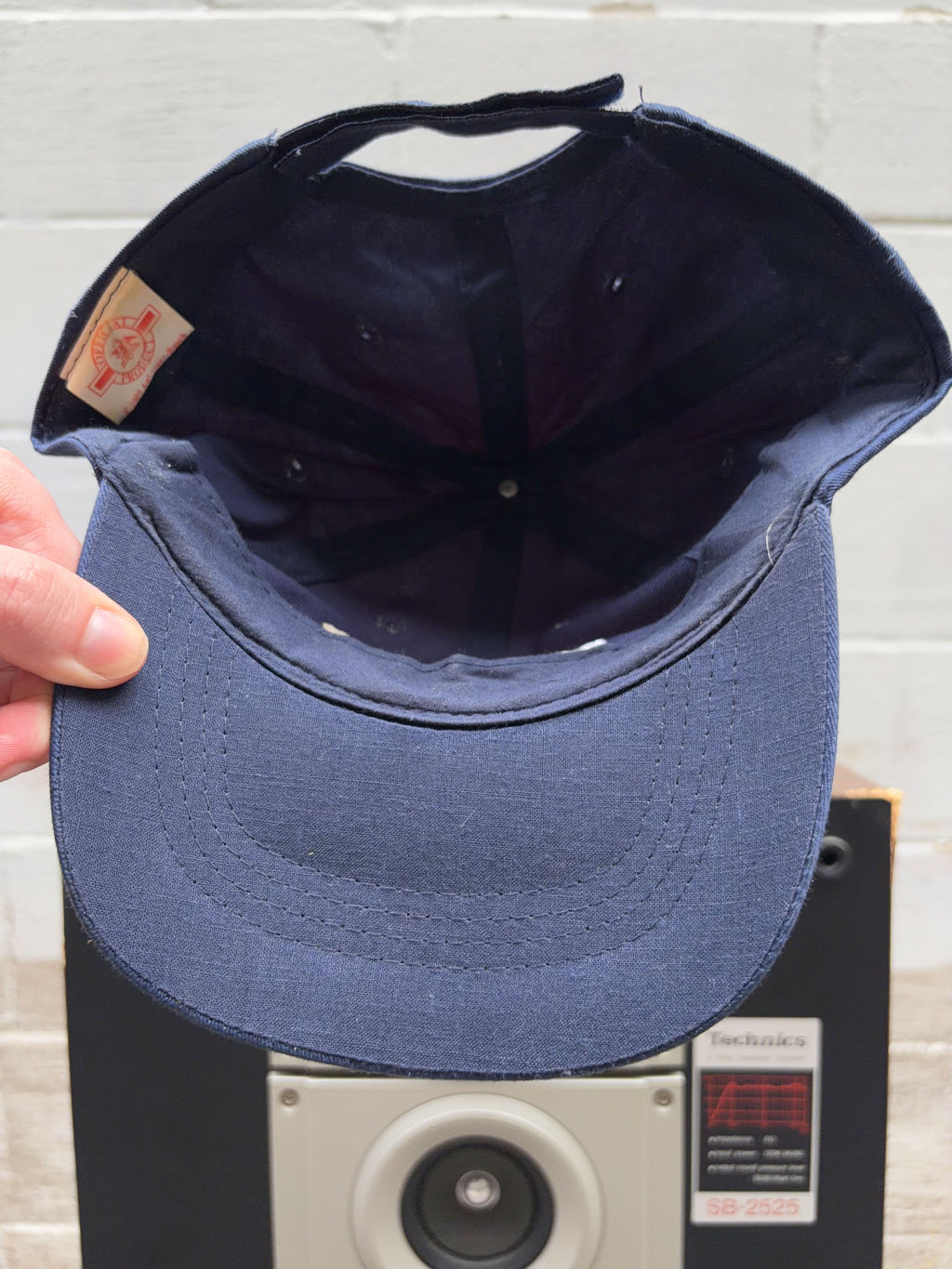 Budweiser King Of Beers Embroidered Spellout Strapback Hat OSFA