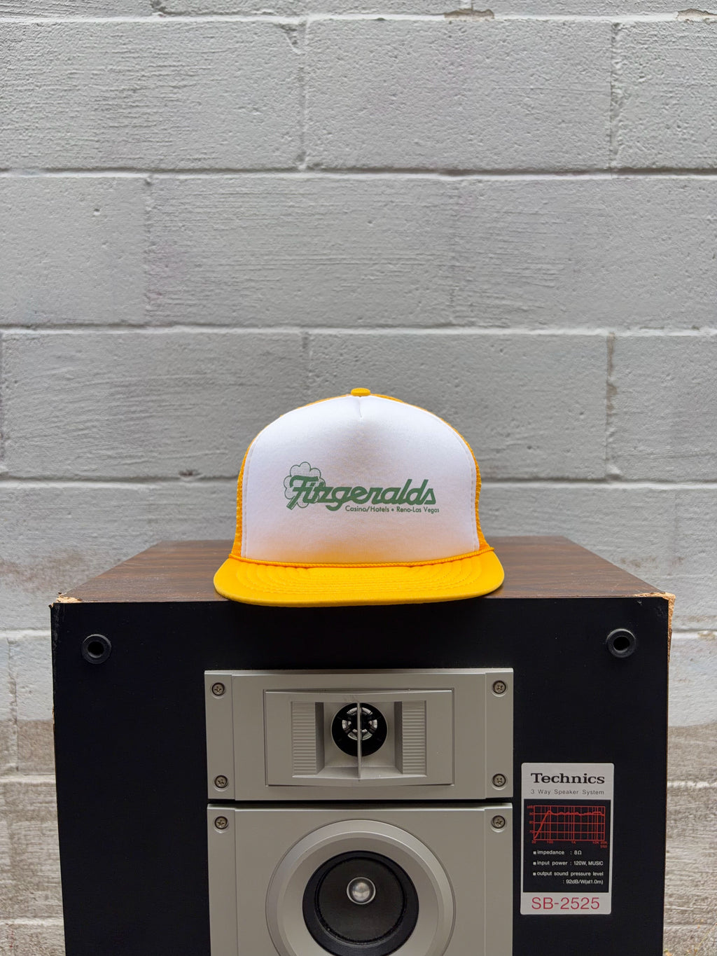 Vintage 90s Fitzgeralds Casino & Hotels Las Vegas Destination Trucker Snapback Hat OSFA