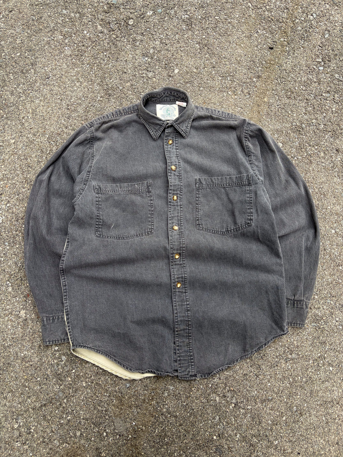 Vintage 1998 Shelter Island Penzoil 20th Anniversary Graphic Button Up Shirt Size Small