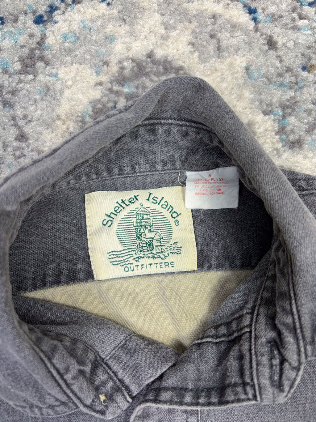 Vintage 1998 Shelter Island Penzoil 20th Anniversary Graphic Button Up Shirt Size Small