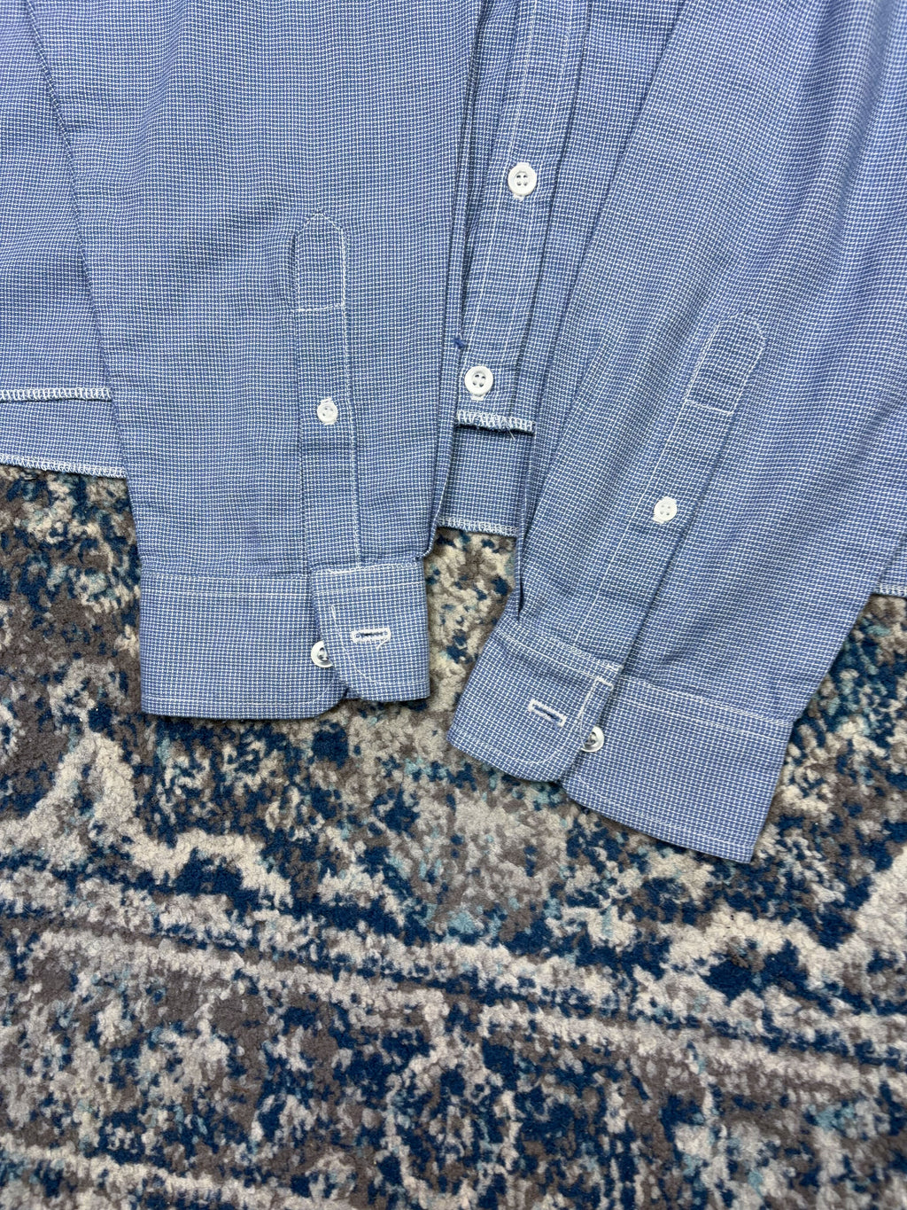 Vintage Budweiser Embroidered Logo Long Sleeve Cropped Reworked Button Up Shirt Size 2XL