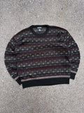 Vintage Jantzen Block Stripe Pattern Pullover Knit Sweater Size Medium