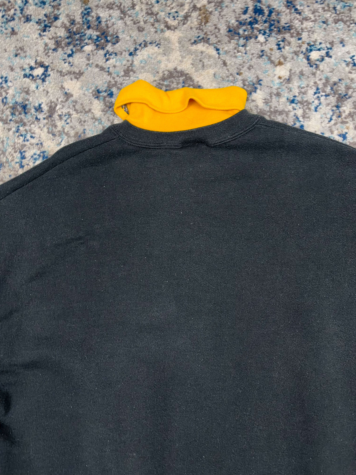 Vintage 90s Pittsburgh Penguins NHL Embroidered Logo Spellout Turtleneck Sweatshirt Size XL