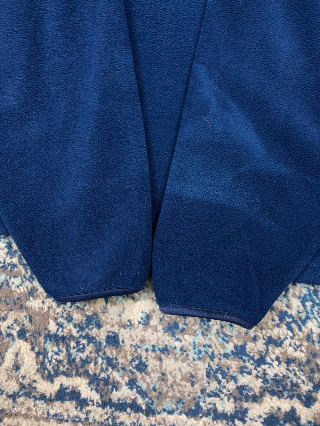 Vintage Toronto Maple Leafs NHL Embroidered Logo 1/4 Zip Fleece Sweatshirt Size Large