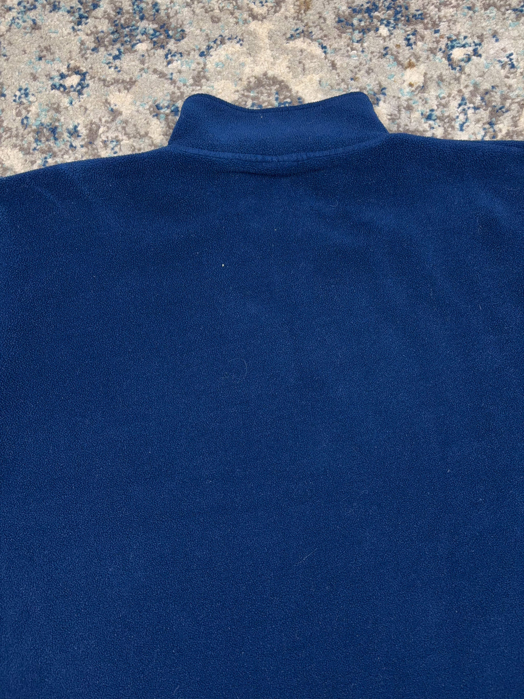 Vintage Toronto Maple Leafs NHL Embroidered Logo 1/4 Zip Fleece Sweatshirt Size Large