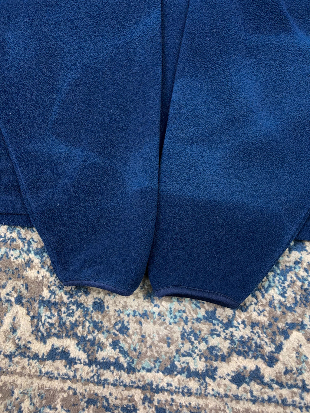 Vintage Toronto Maple Leafs NHL Embroidered Logo 1/4 Zip Fleece Sweatshirt Size Large