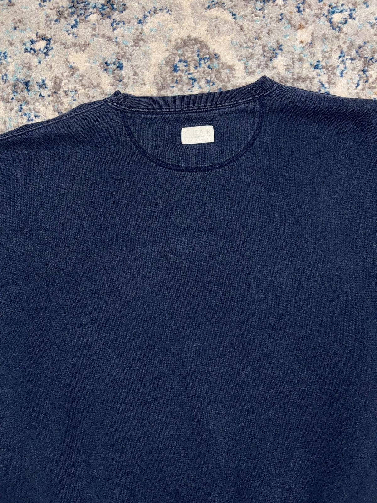 Vintage 90s Auburn Tigers NCAA Embroiderd Arc Spellout Sweatshirt Size Large