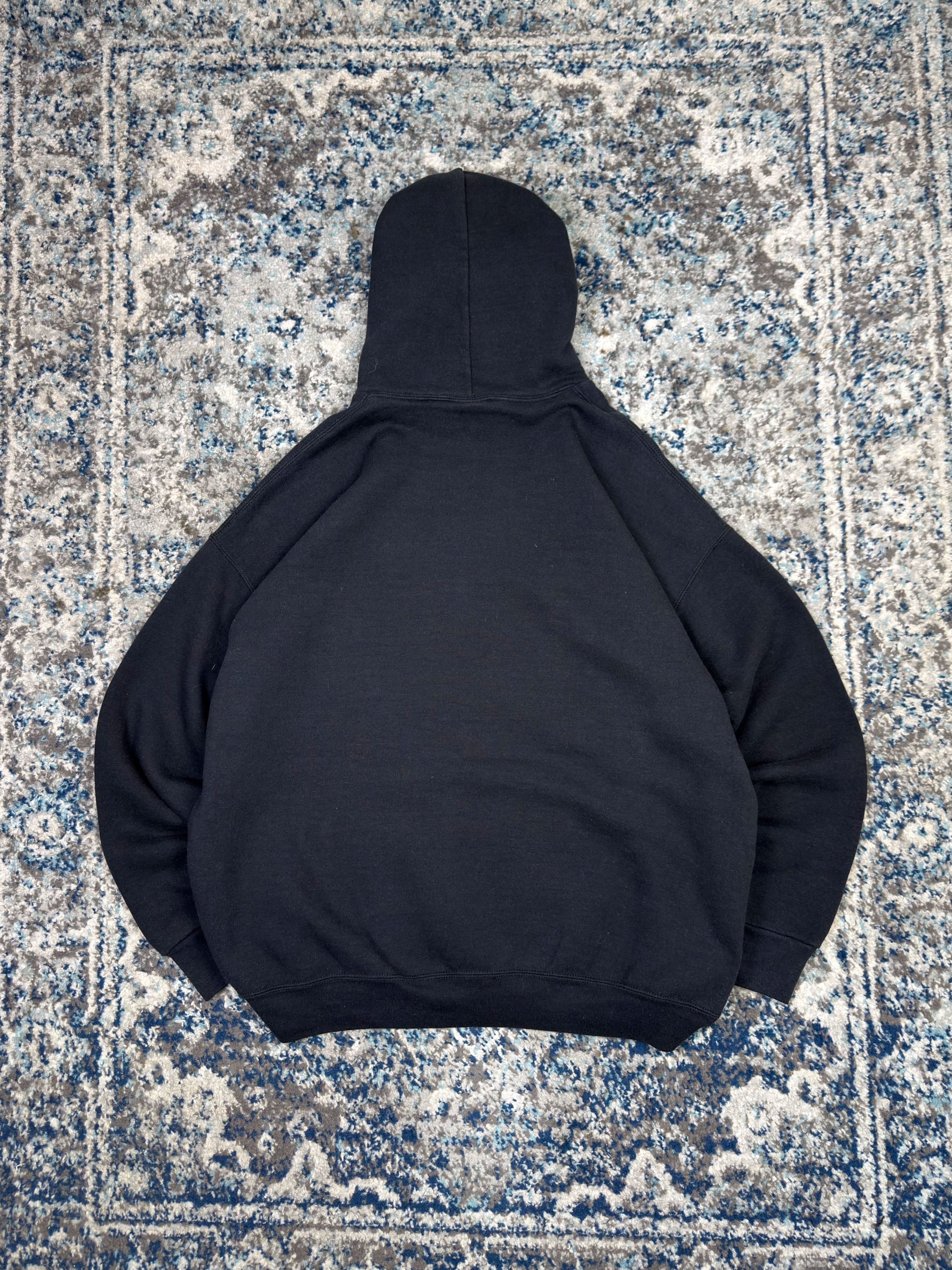 Vintage Arizona Cardinals NFL Logo Spellout Graphic Hooded Sweatshirt Size 2XL