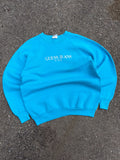 Vintage 90s Guess Jeans Embroidered Spellout Crewneck Sweatshirt Size XL