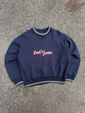 Vintage Levis Jeans Embroidered Script Spellout Crewneck Sweatshirt Size Medium