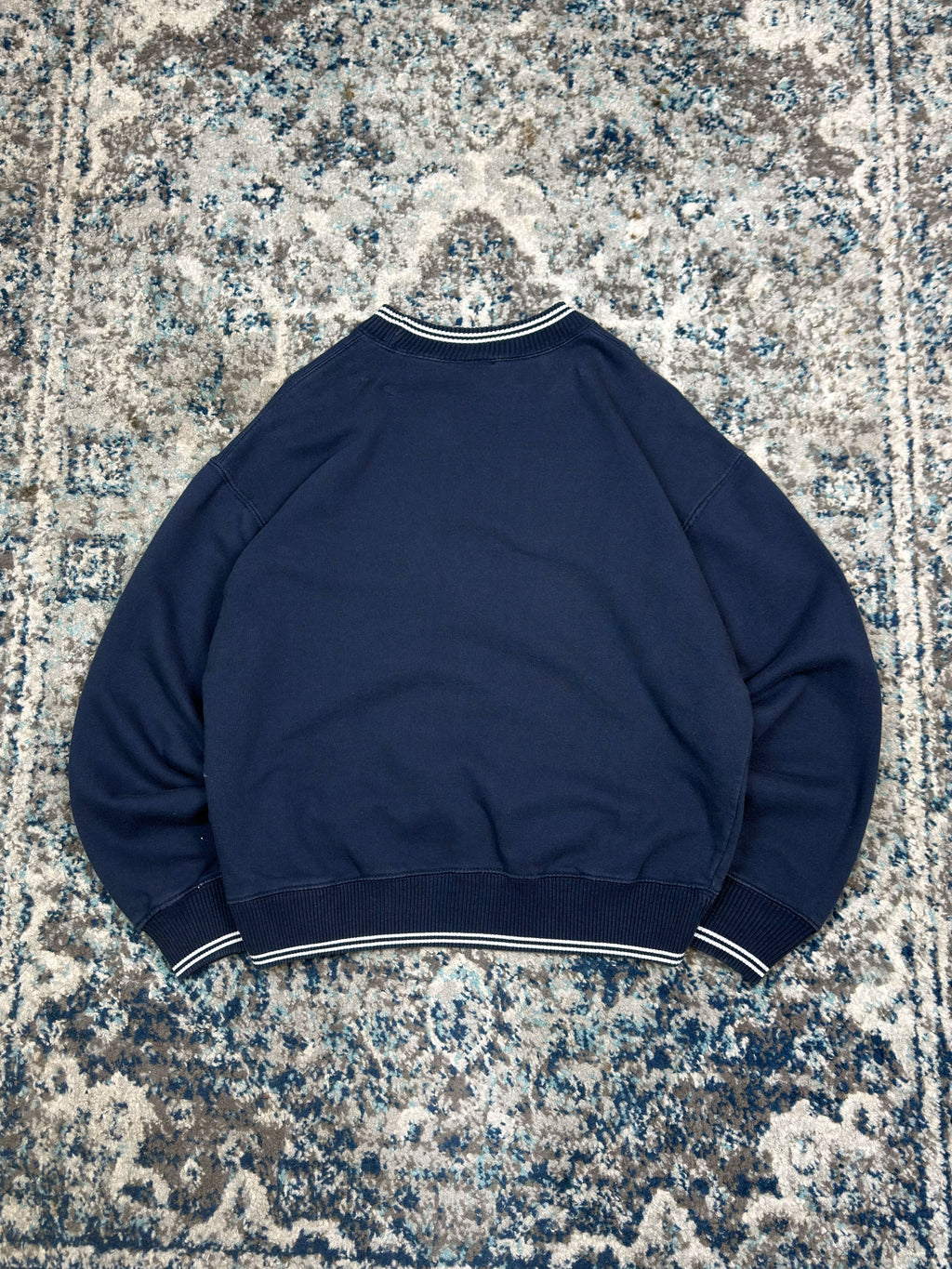 Vintage Levis Jeans Embroidered Script Spellout Crewneck Sweatshirt Size Medium