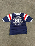 Vintage 80s/90s Allistonia Academy F.A. NCAA T-Shirt Style Jersey Size Small