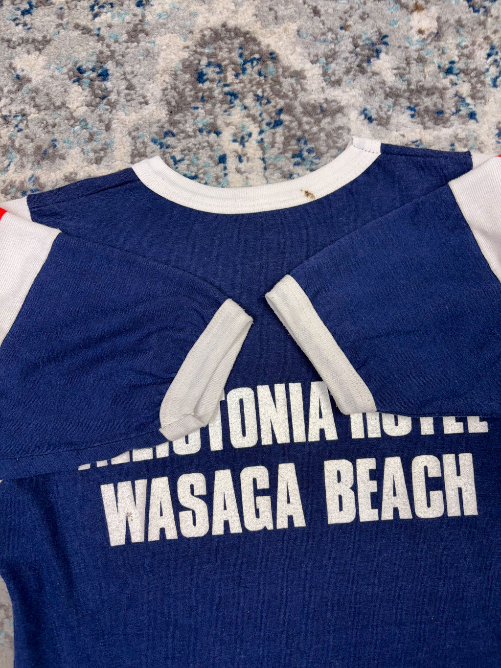 Vintage 80s/90s Allistonia Academy F.A. NCAA T-Shirt Style Jersey Size Small
