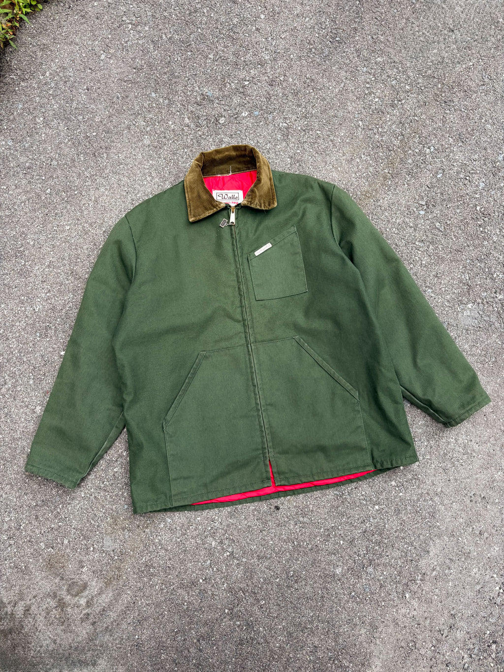 Vintage 80s/90s Walls Blizzard-Pruf Quilted Lined Workwear Jacket Size XL