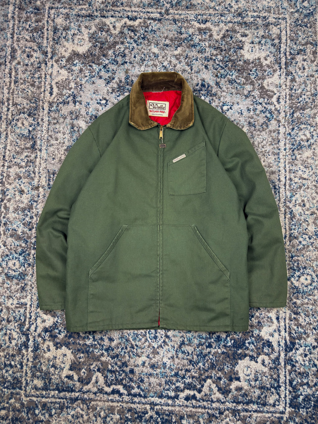 Vintage 80s/90s Walls Blizzard-Pruf Quilted Lined Workwear Jacket Size XL