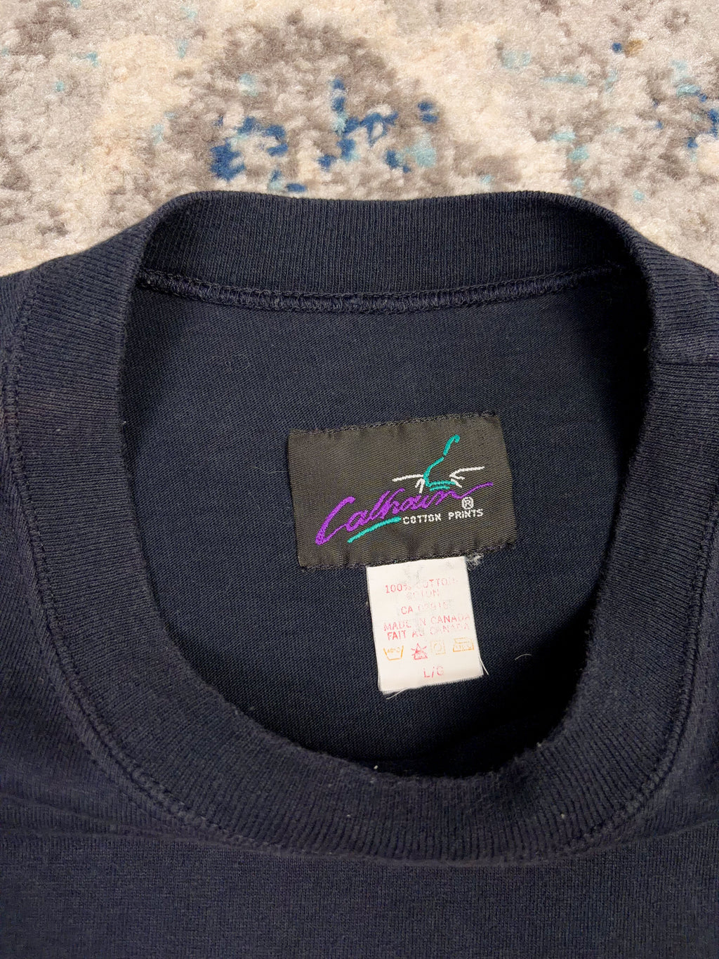 Vintage 80s/90s #02 Rockcliffe University NCAA T-Shirt Style Football Jersey Size Large