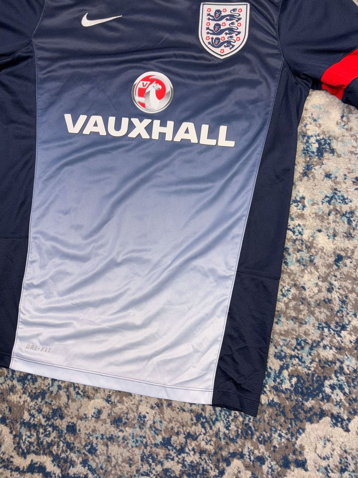 2013-14 England FC Nike Training Three Lion Crest Soccer Jersey Size Medium