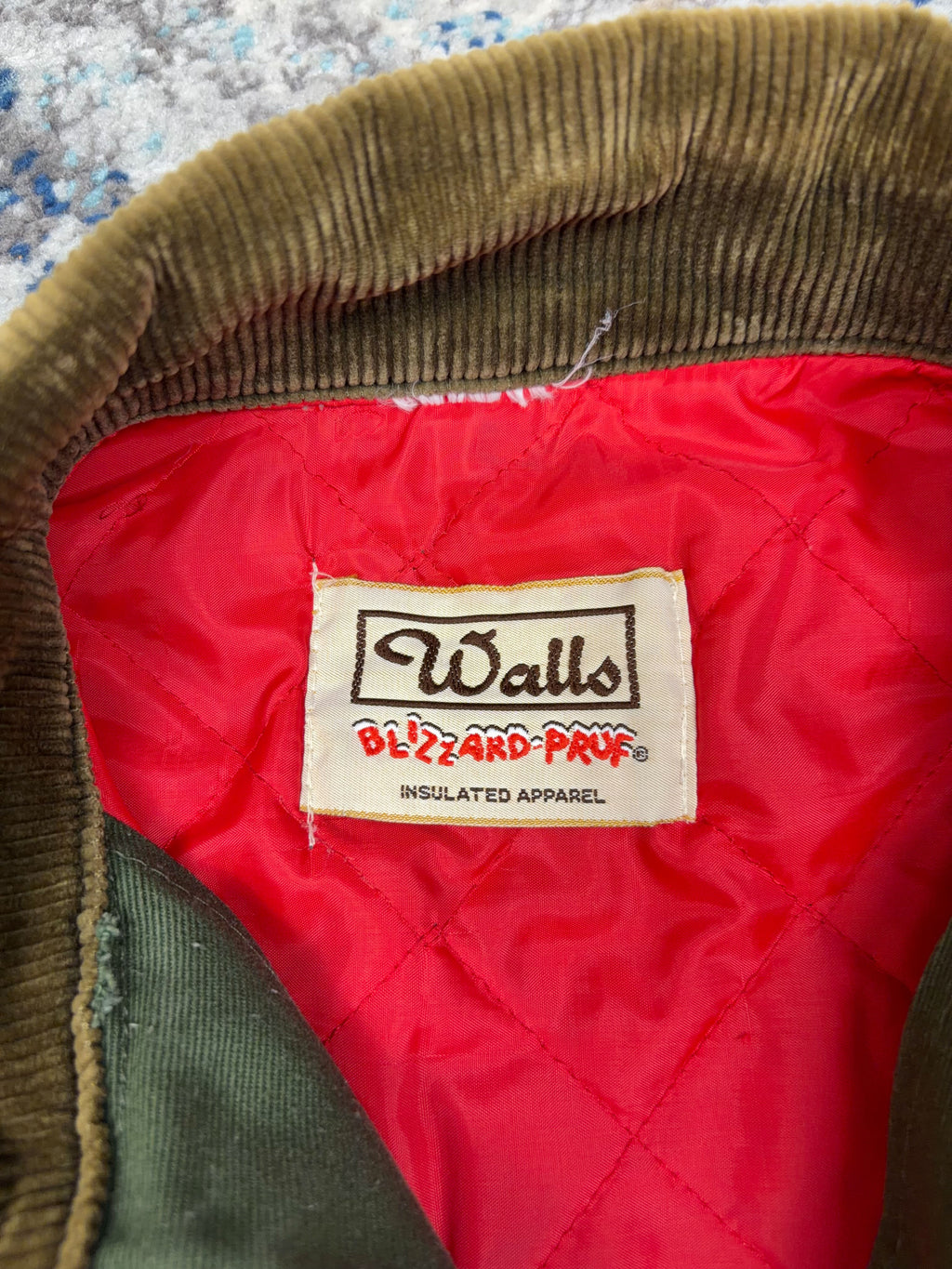 Vintage 80s/90s Walls Blizzard-Pruf Quilted Lined Workwear Jacket Size XL
