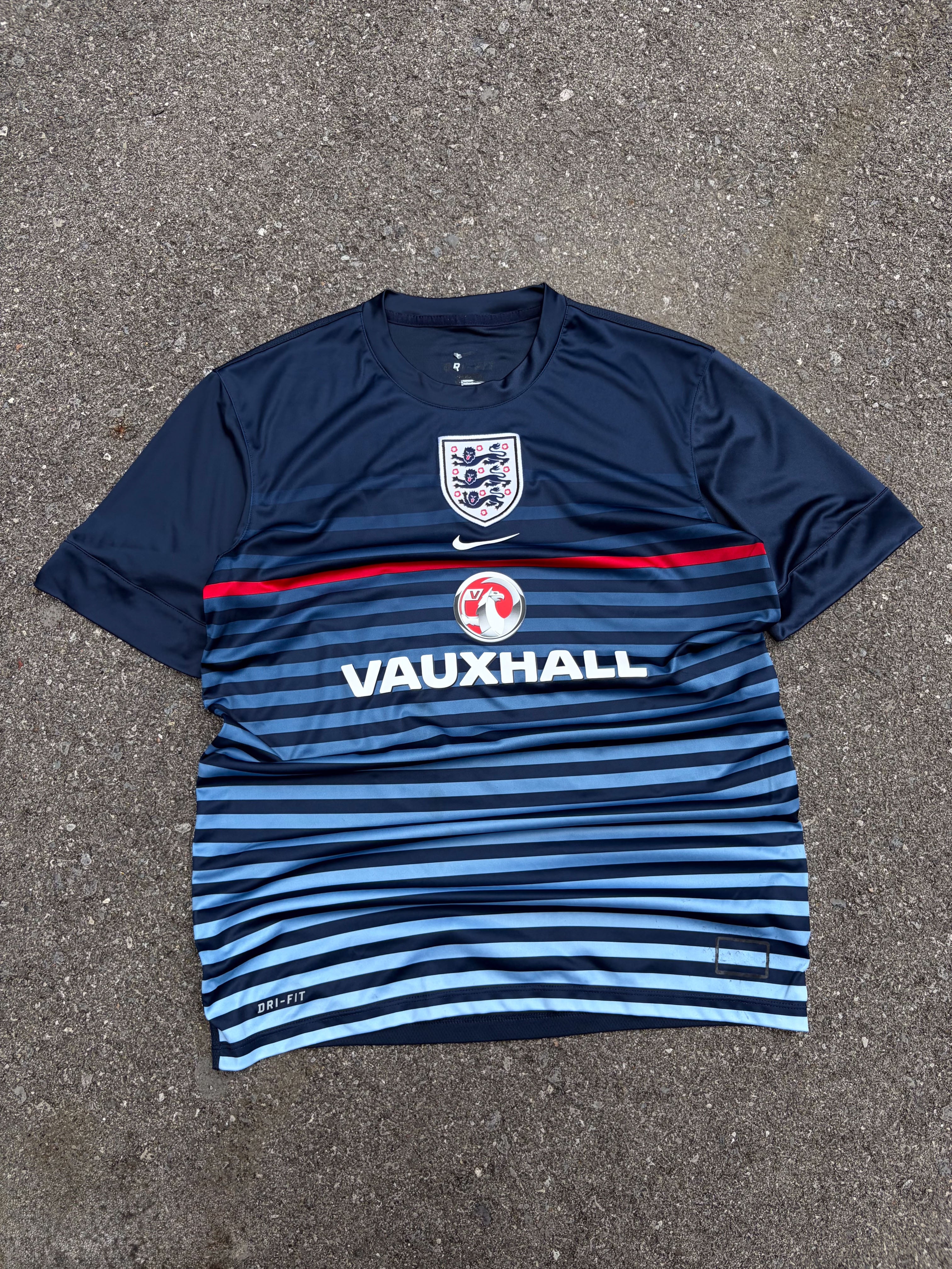 2013-14 England FC Nike Practice Soccer Jersey Size Medium