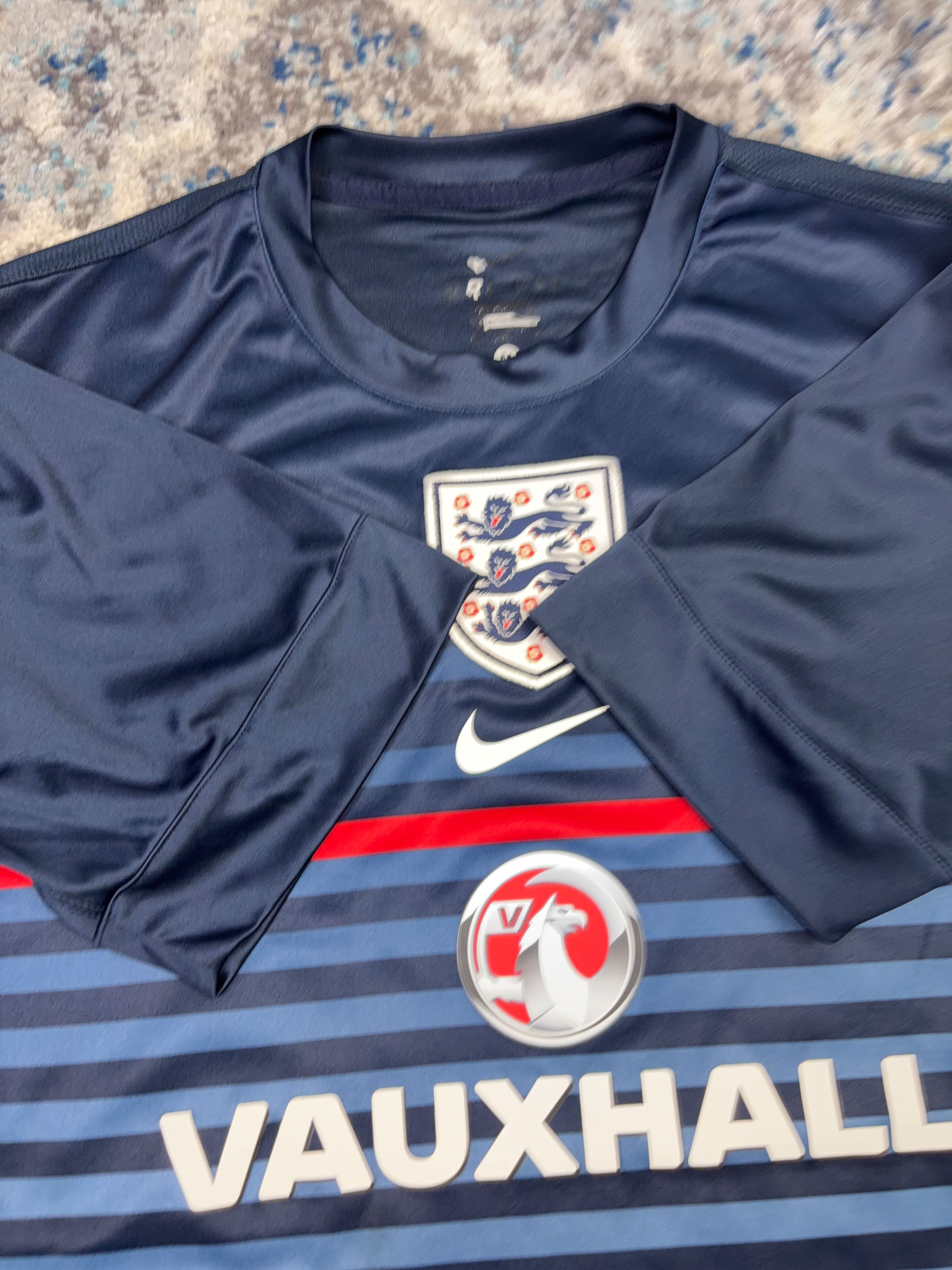 2013-14 England FC Nike Practice Soccer Jersey Size Medium