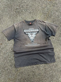 Vintage 2002 Harley Davidson Sturgis 62nd Black Hills Rally Graphic T-Shirt Size XL