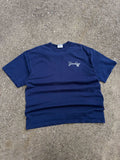 Vintage New York Yankees MLB Embroidered Logo Script T-Shirt Size XL