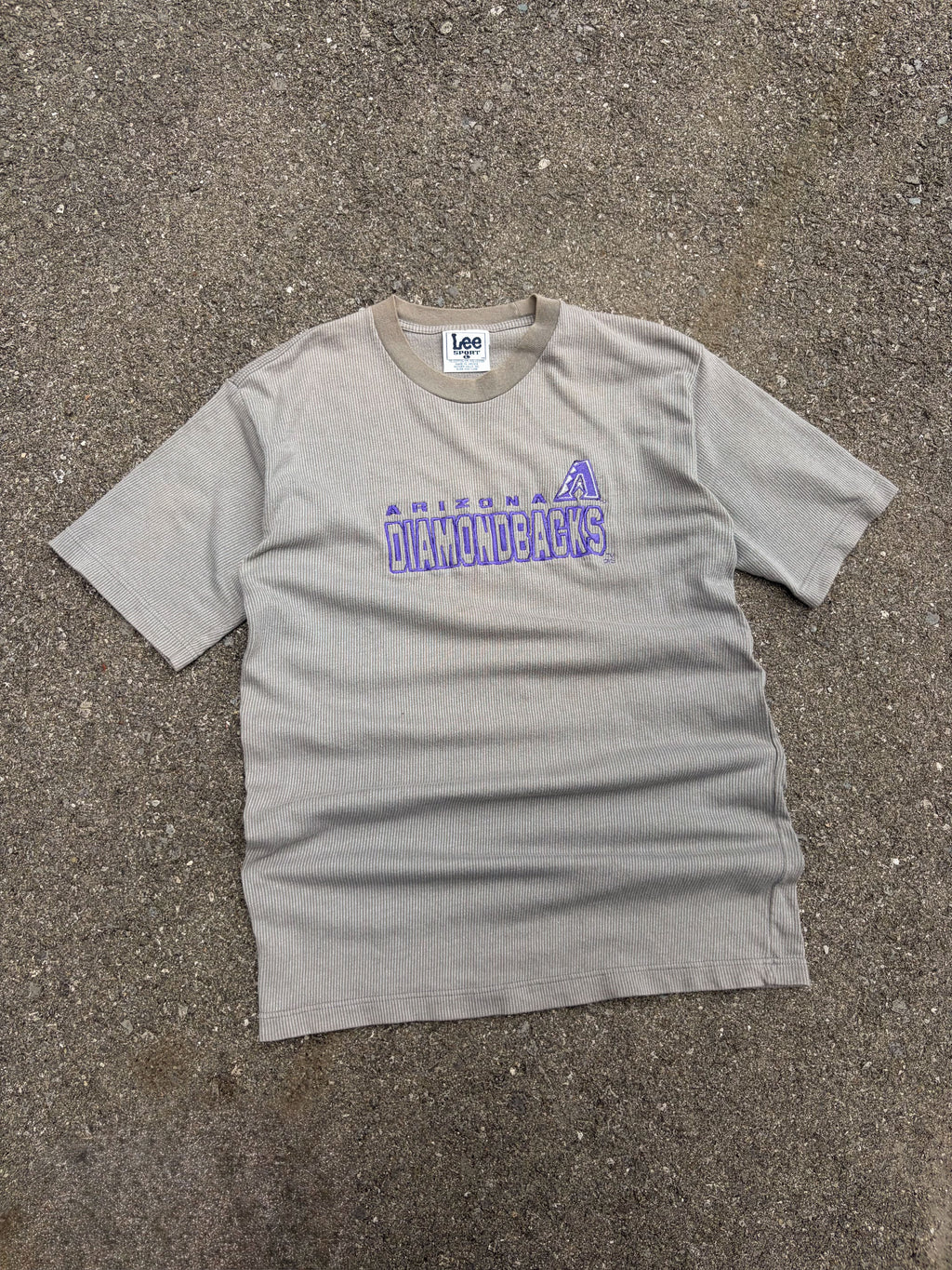 Vintage 90s Arizona Diamondbacks MLB Embroidered Logo Spellout T-Shirt Size Large