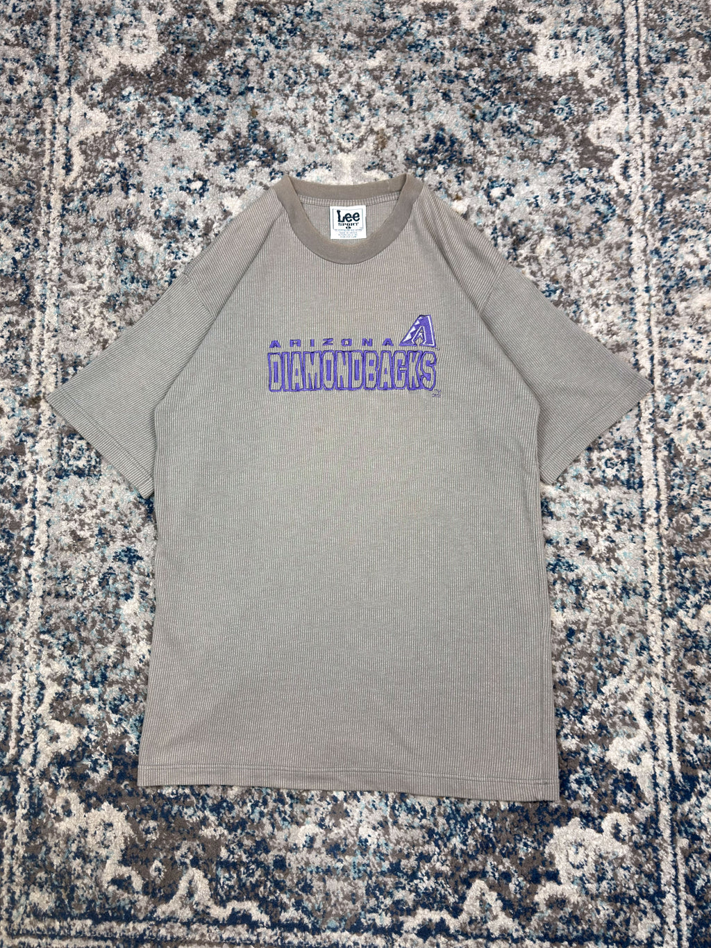 Vintage 90s Arizona Diamondbacks MLB Embroidered Logo Spellout T-Shirt Size Large