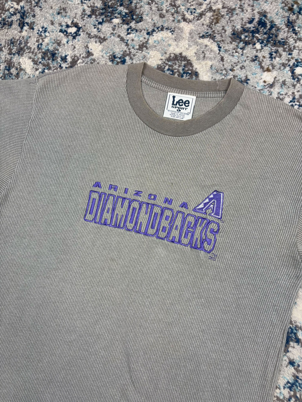 Vintage 90s Arizona Diamondbacks MLB Embroidered Logo Spellout T-Shirt Size Large